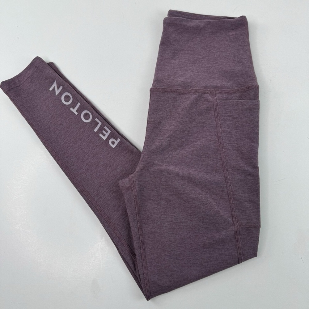 NEW Peloton x Beyond Yoga Spacedye Pocket Leggings purple - Picture 6 of 6